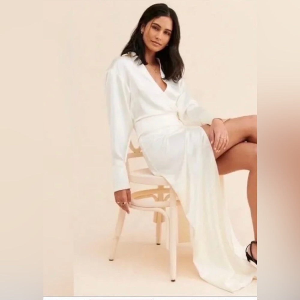 Free People  Emma Tuxedo Wrap Dress